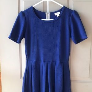 Cobolt blue LuLaRoe Amelia dress